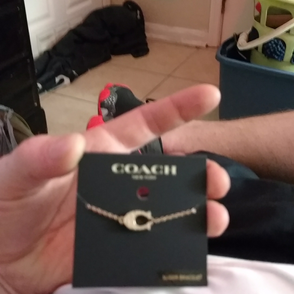 Gold Coach slider braclet